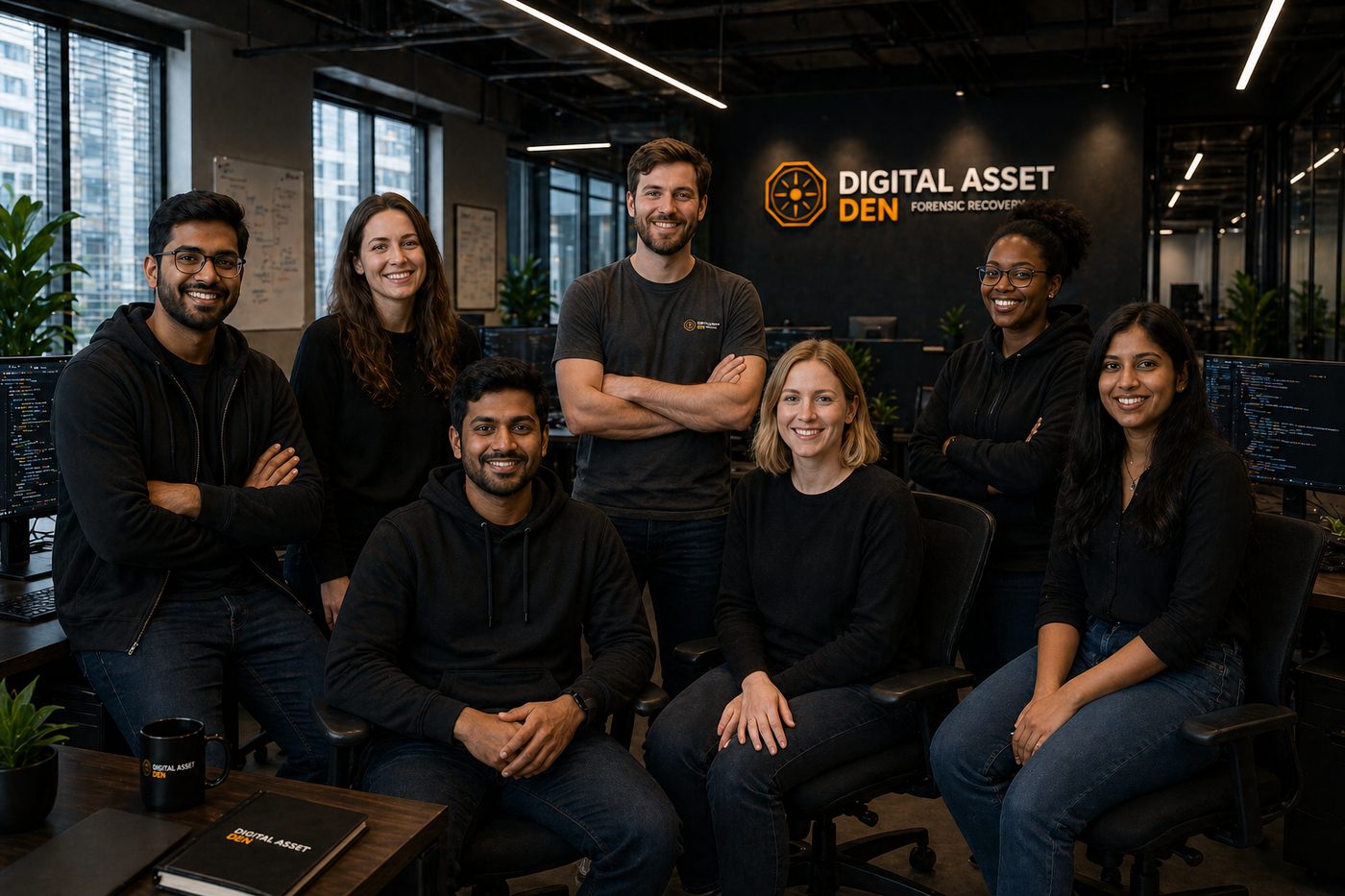 The Digital Asset Den forensic team in our Bakersfield office